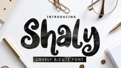 Cute Fonts That Make Designs Look Soft and Lovely